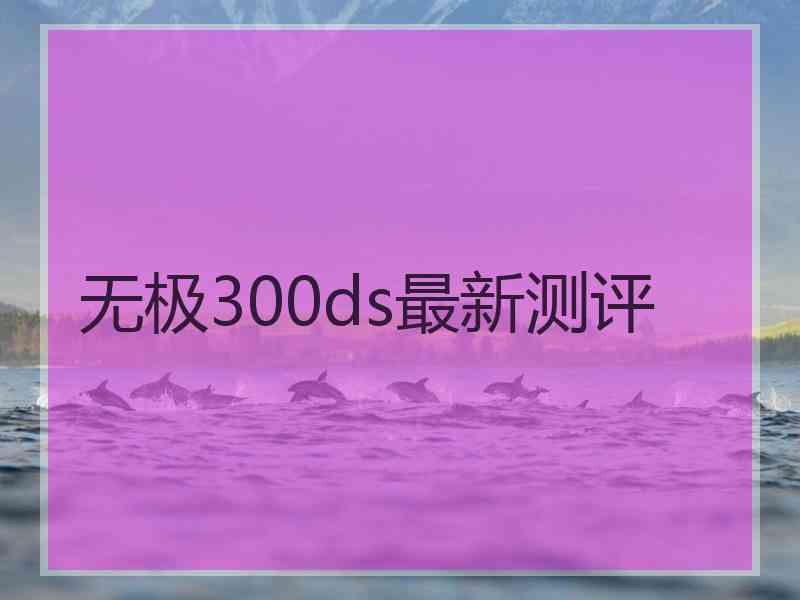 无极300ds最新测评