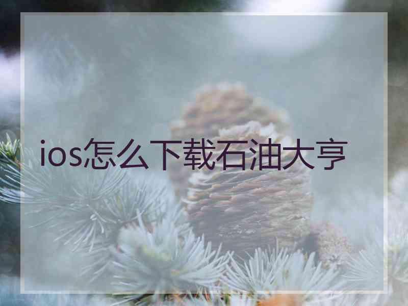 ios怎么下载石油大亨