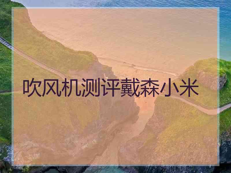 吹风机测评戴森小米