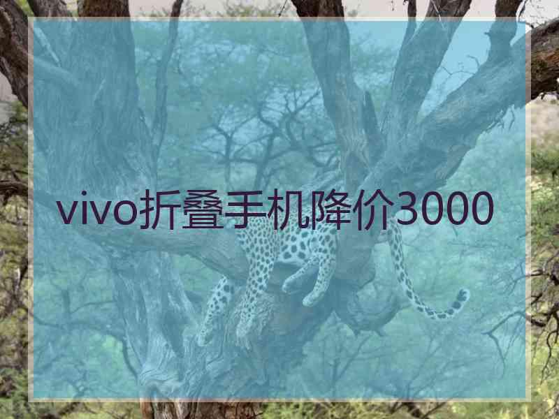 vivo折叠手机降价3000