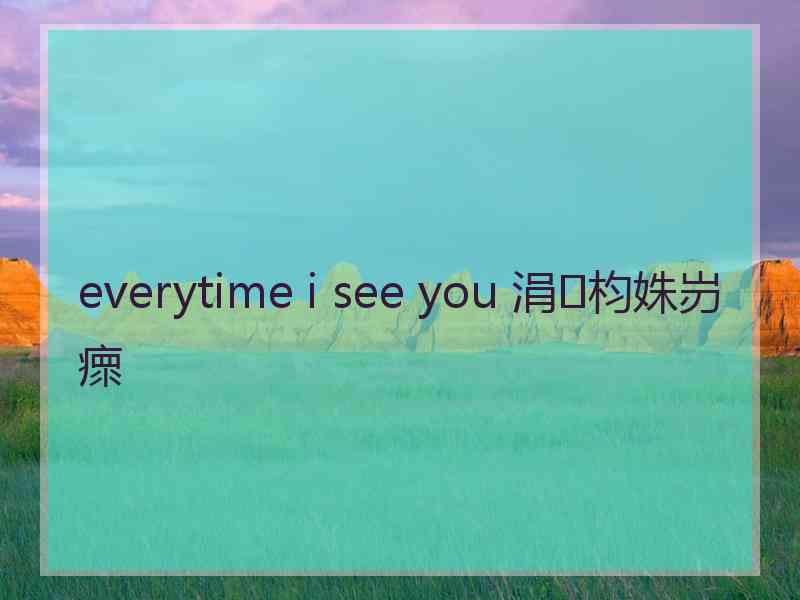 everytime i see you 涓枃姝岃瘝