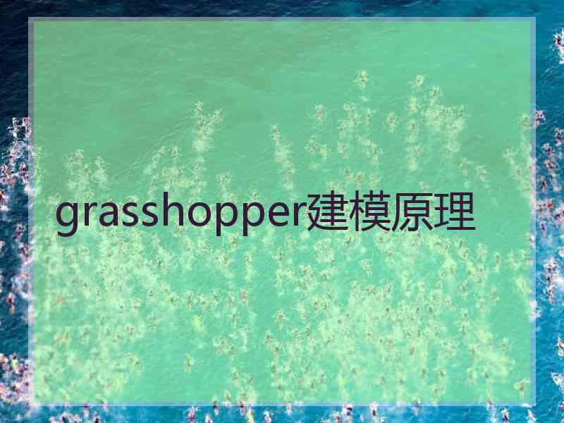 grasshopper建模原理