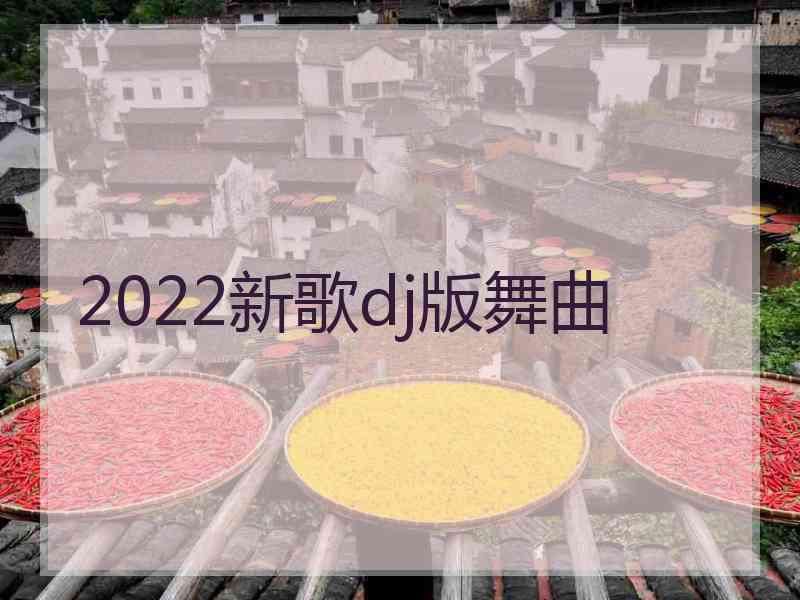 2022新歌dj版舞曲