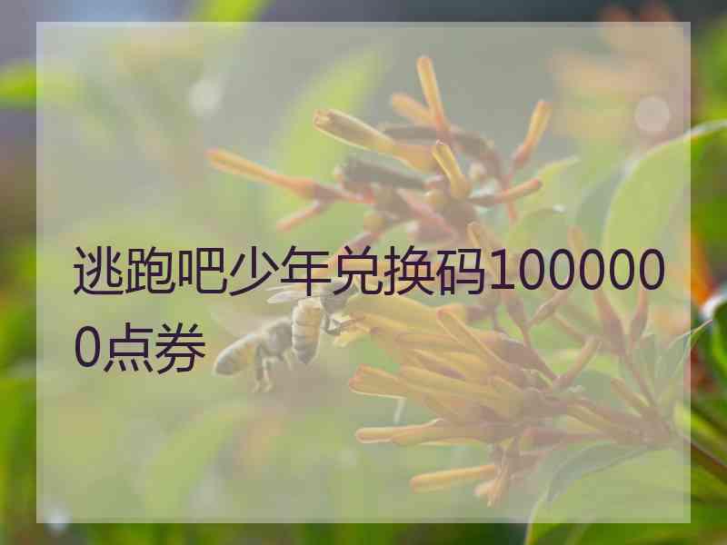 逃跑吧少年兑换码1000000点券