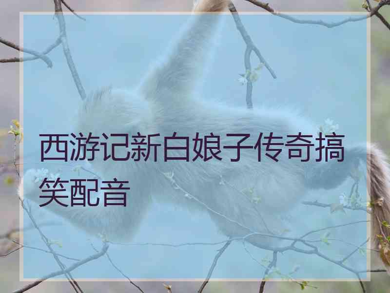 西游记新白娘子传奇搞笑配音