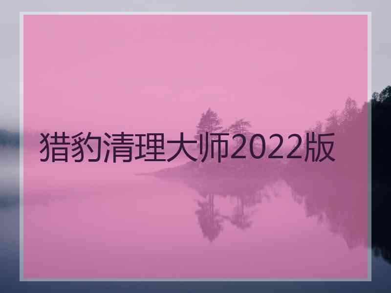 猎豹清理大师2022版