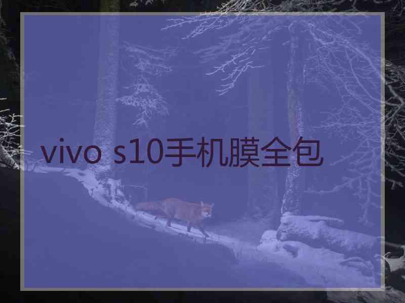 vivo s10手机膜全包