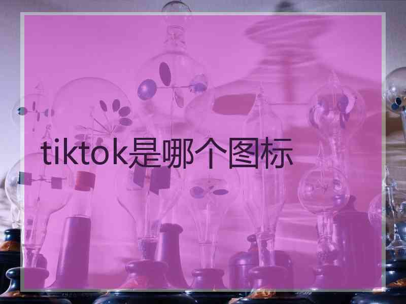 tiktok是哪个图标