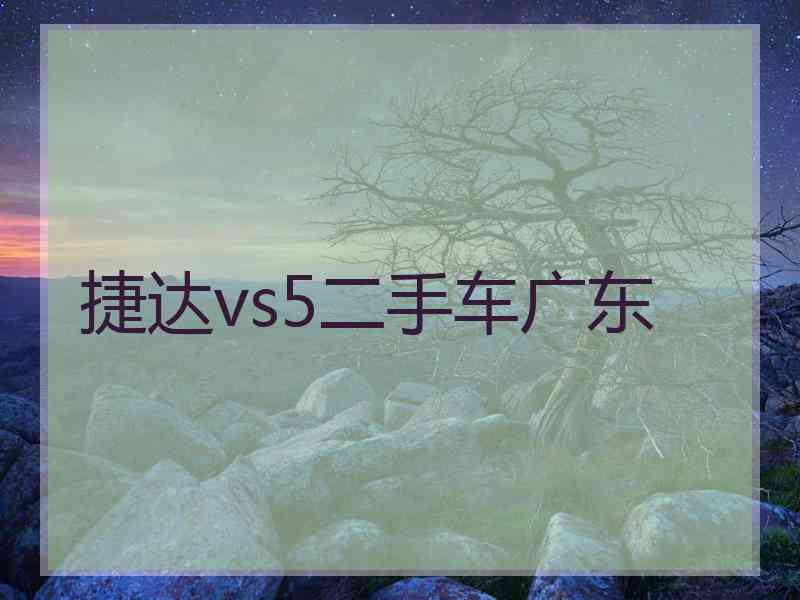 捷达vs5二手车广东