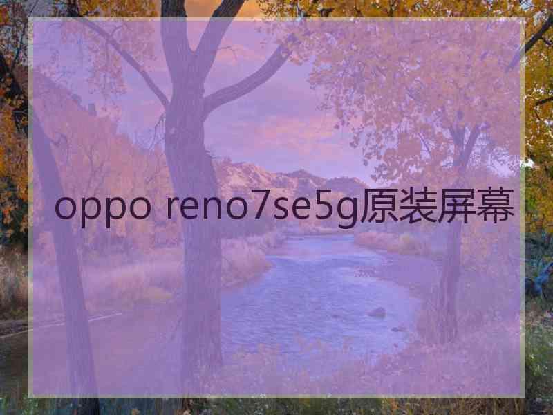 oppo reno7se5g原装屏幕