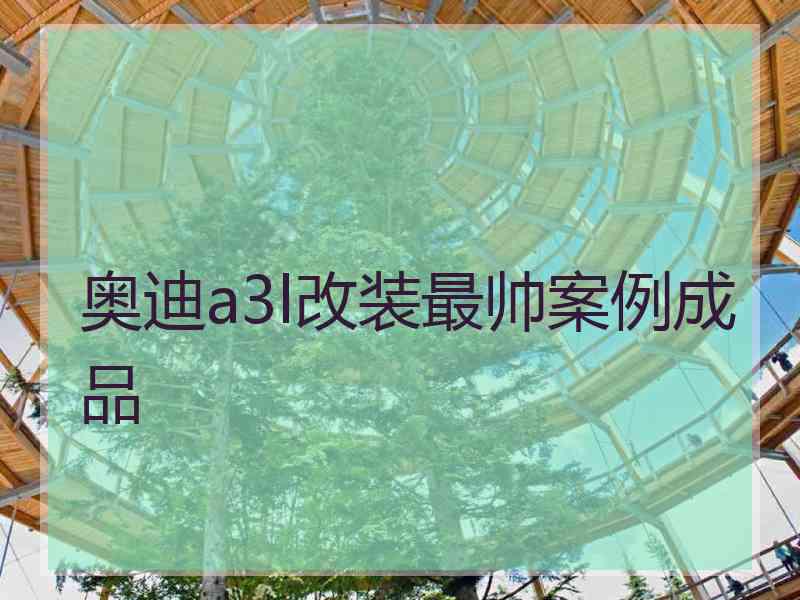 奥迪a3l改装最帅案例成品