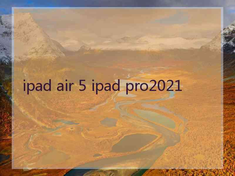 ipad air 5 ipad pro2021