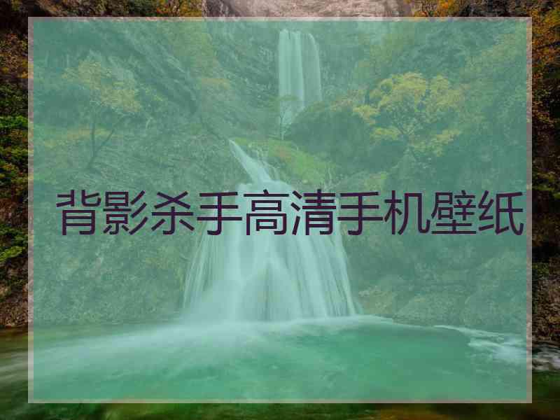 背影杀手高清手机壁纸