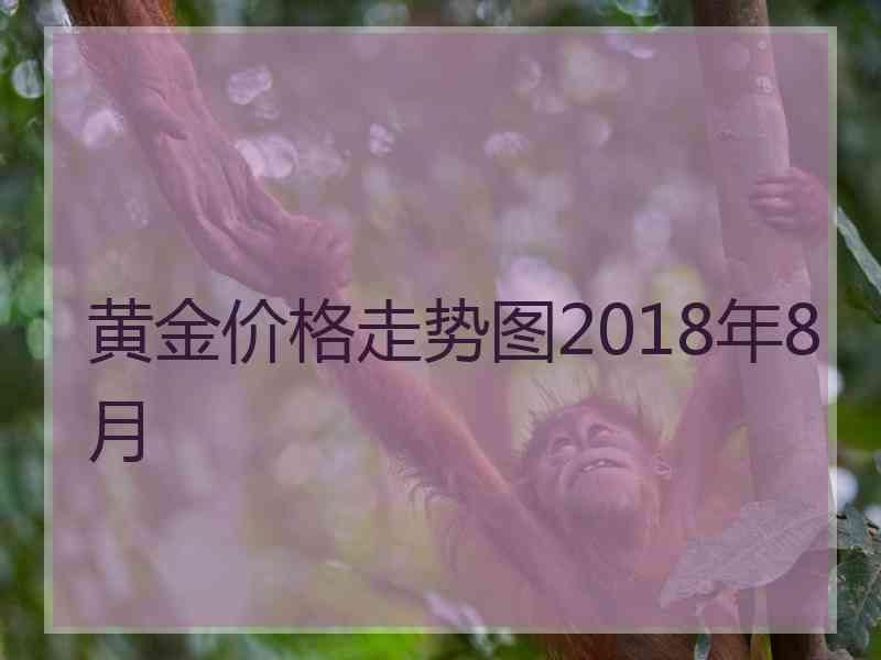 黄金价格走势图2018年8月