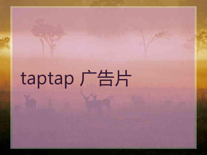 taptap 广告片