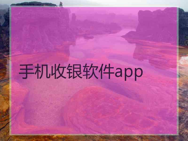 手机收银软件app