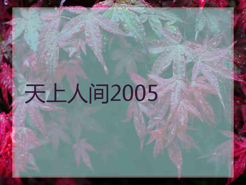 天上人间2005