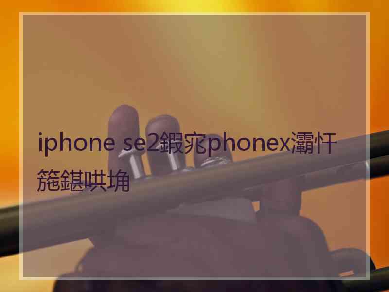 iphone se2鍜宨phonex灞忓箷鍖哄埆