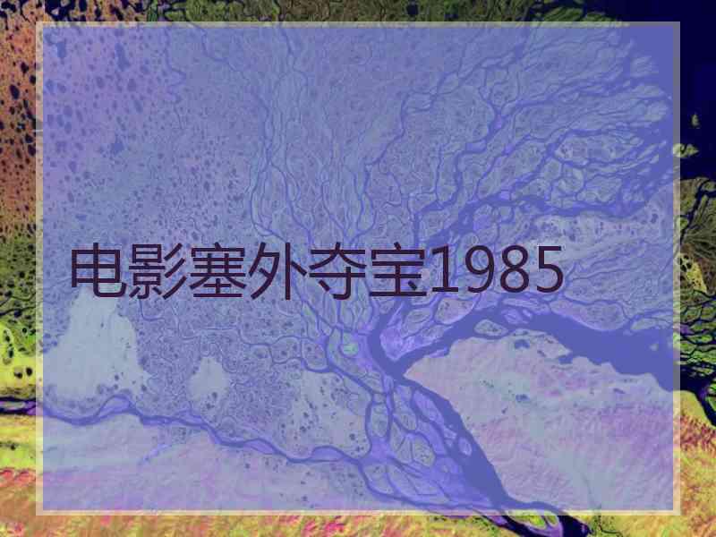 电影塞外夺宝1985