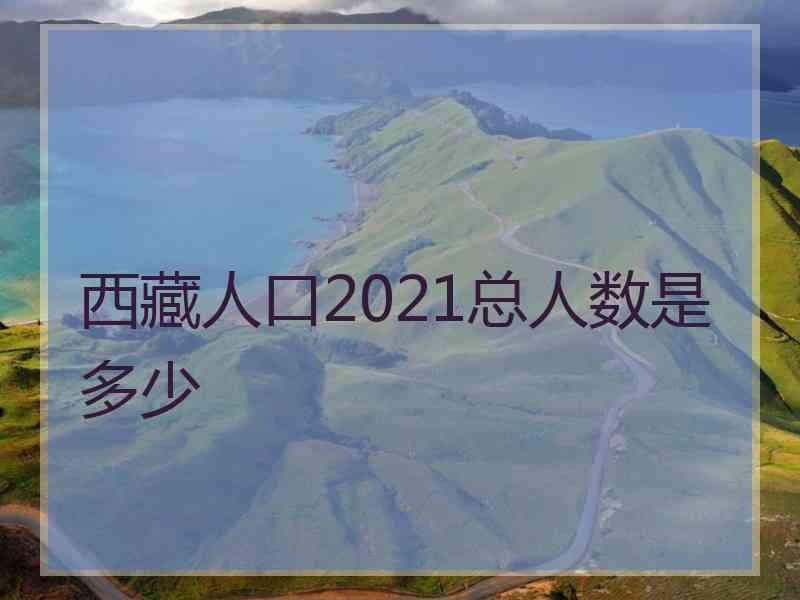 西藏人口2021总人数是多少