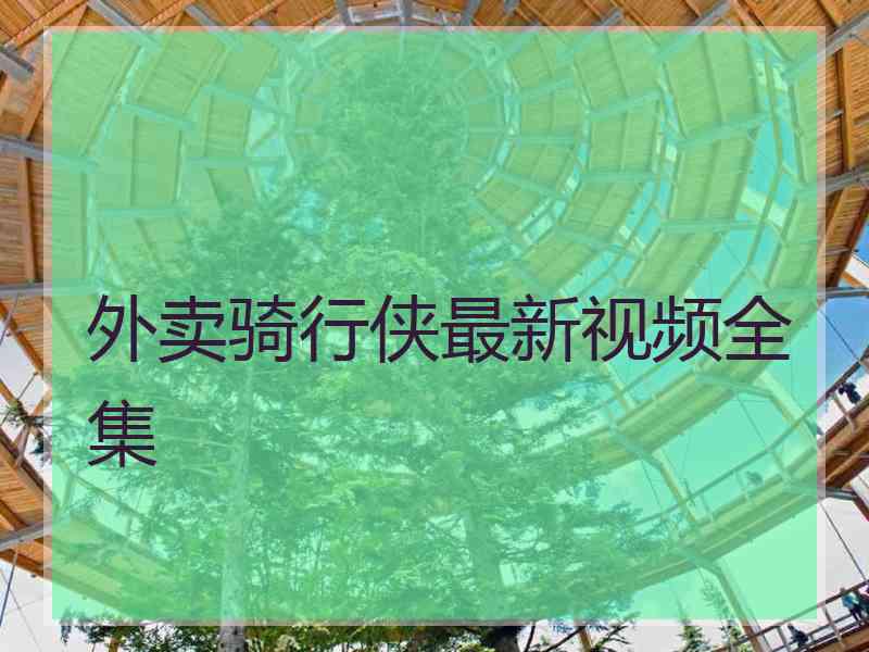 外卖骑行侠最新视频全集