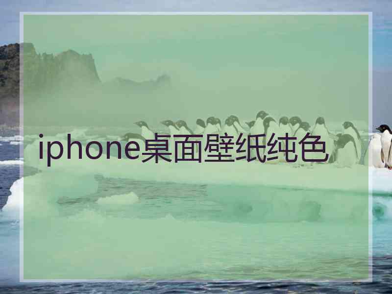 iphone桌面壁纸纯色