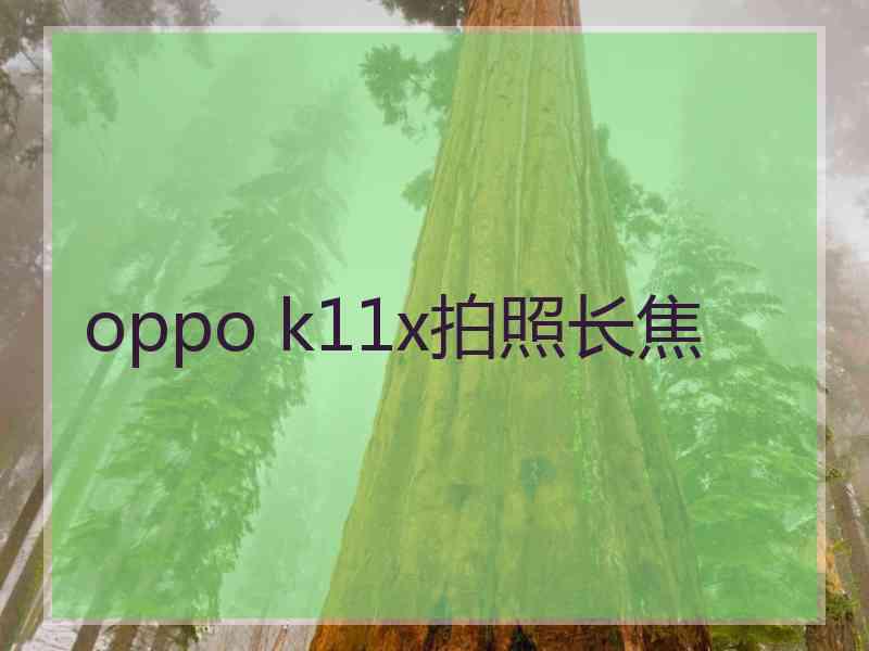 oppo k11x拍照长焦