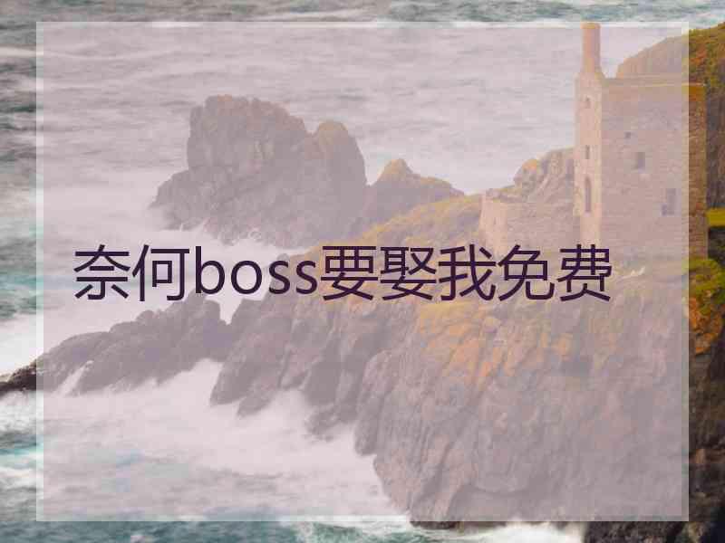 奈何boss要娶我免费