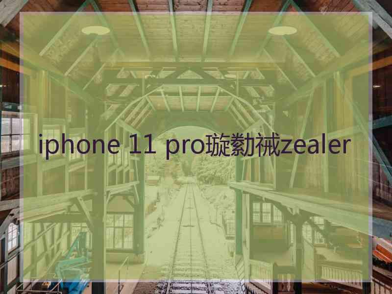 iphone 11 pro璇勬祴zealer