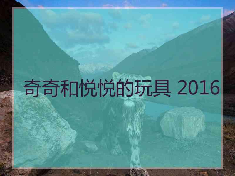 奇奇和悦悦的玩具 2016