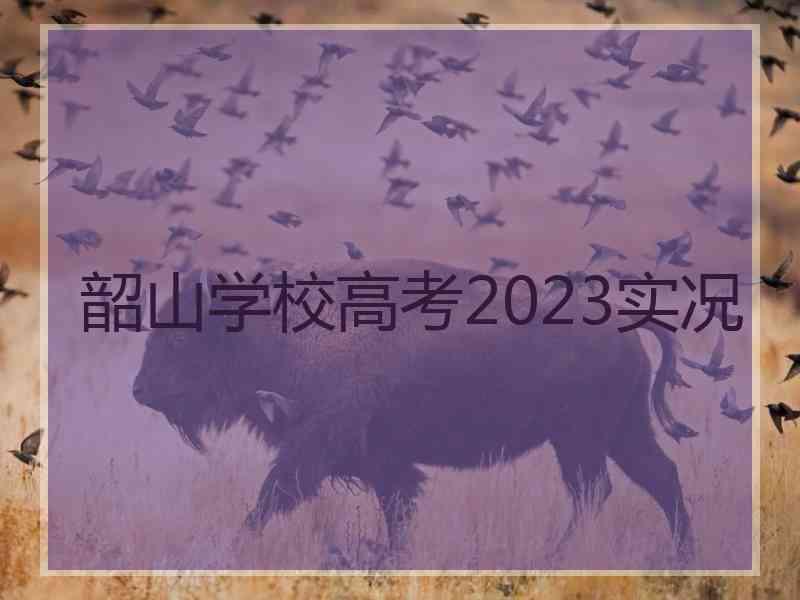 韶山学校高考2023实况