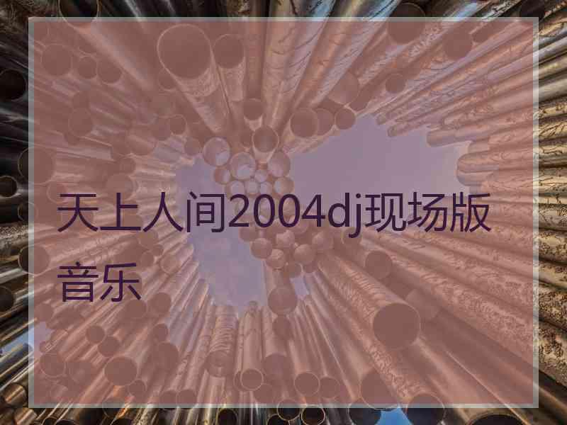 天上人间2004dj现场版音乐