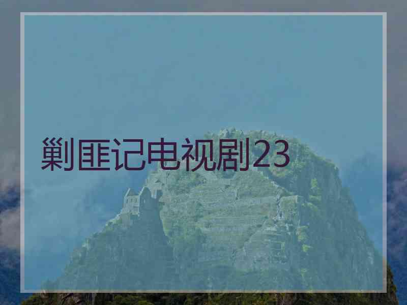 剿匪记电视剧23