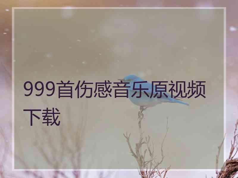 999首伤感音乐原视频下载
