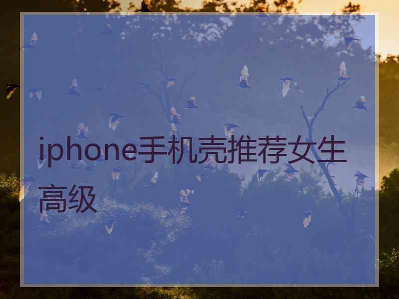 iphone手机壳推荐女生高级