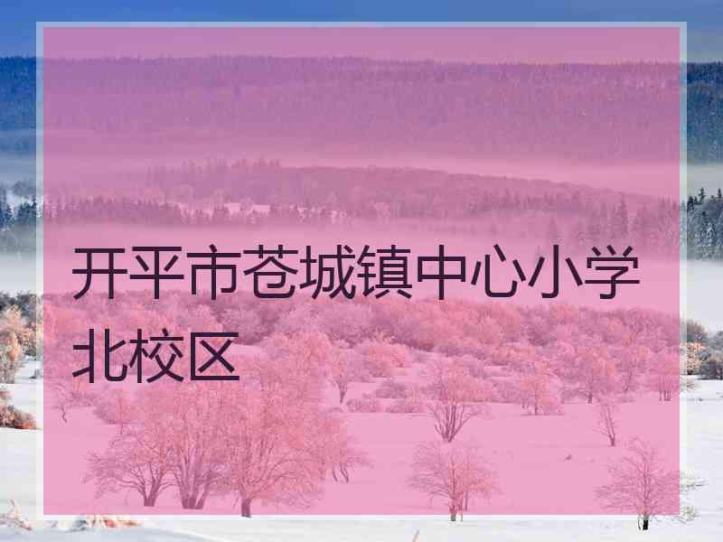 开平市苍城镇中心小学北校区