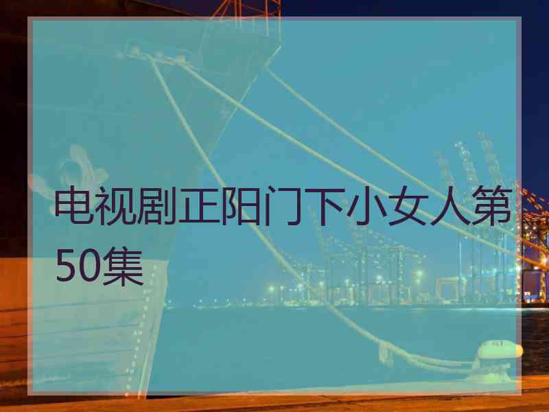 电视剧正阳门下小女人第50集