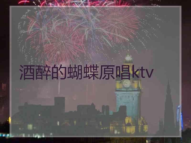 酒醉的蝴蝶原唱ktv