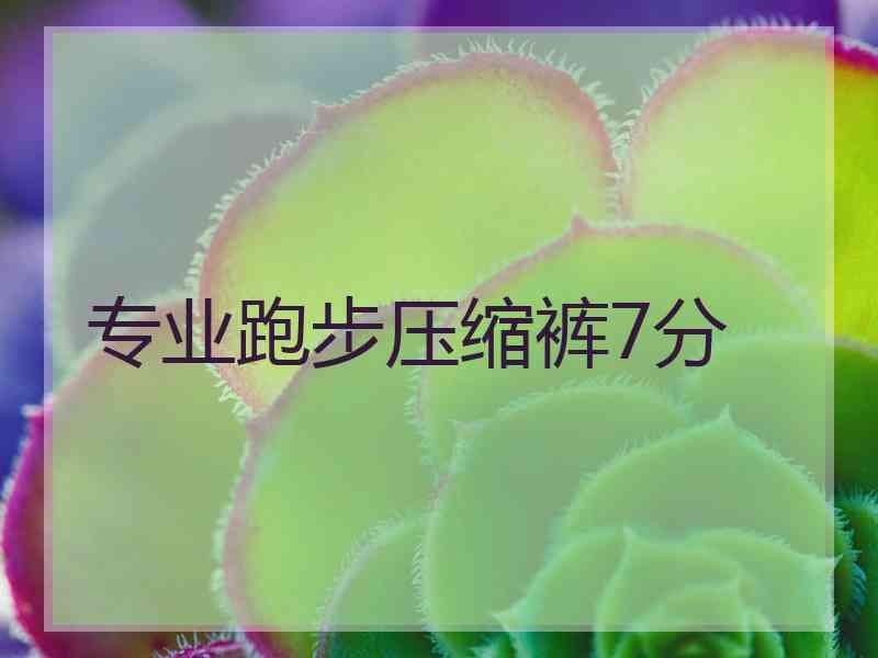 专业跑步压缩裤7分