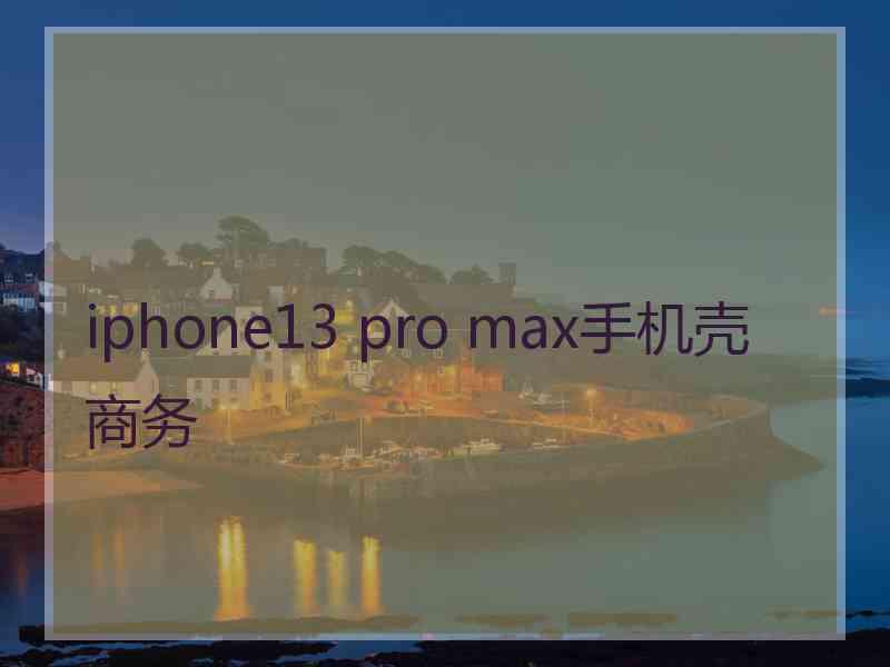 iphone13 pro max手机壳 商务