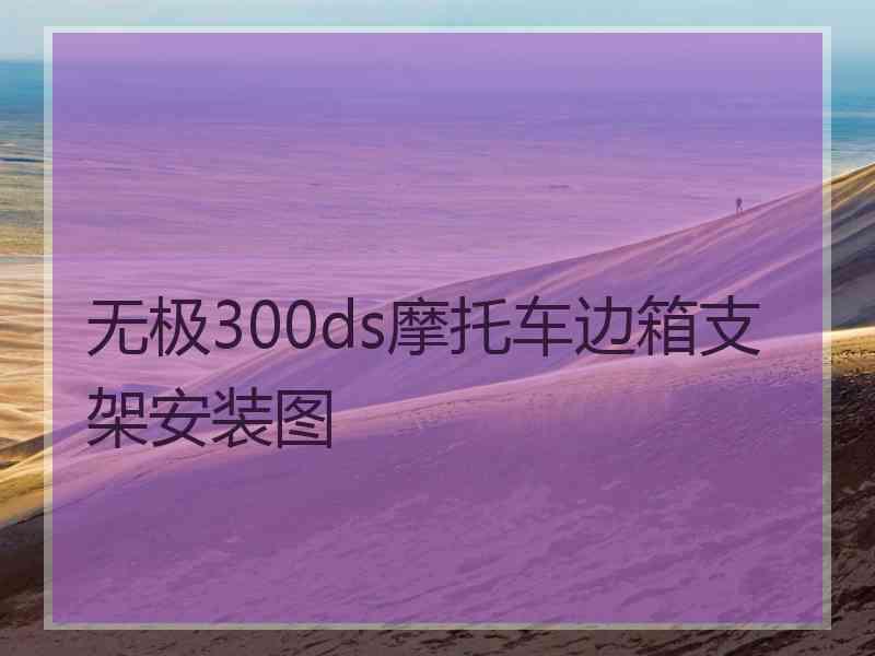 无极300ds摩托车边箱支架安装图