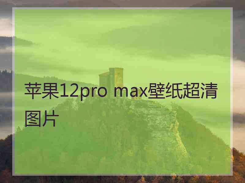 苹果12pro max壁纸超清图片