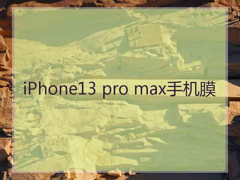 iPhone13 pro max手机膜