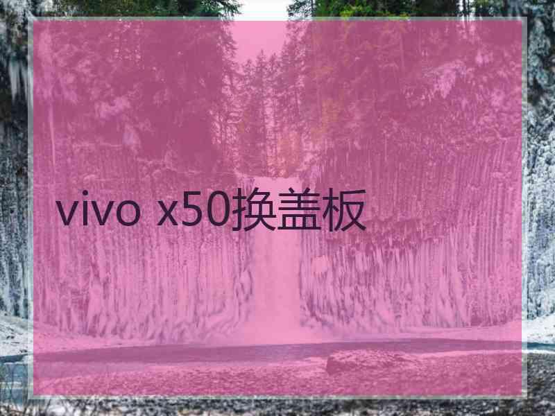 vivo x50换盖板