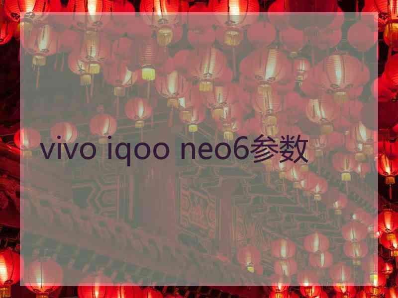 vivo iqoo neo6参数