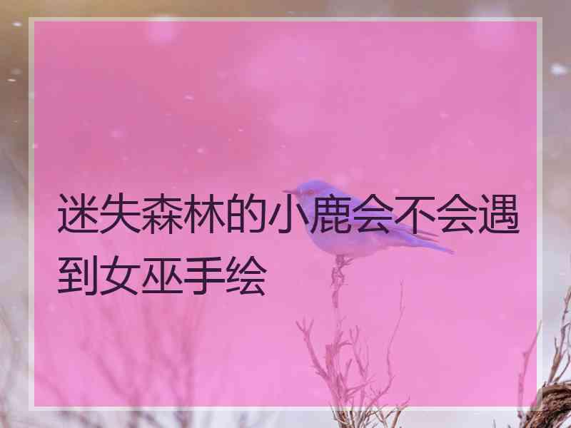 迷失森林的小鹿会不会遇到女巫手绘