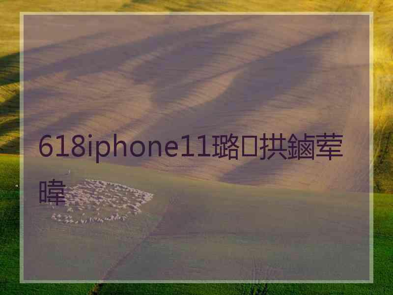 618iphone11璐拱鏀荤暐