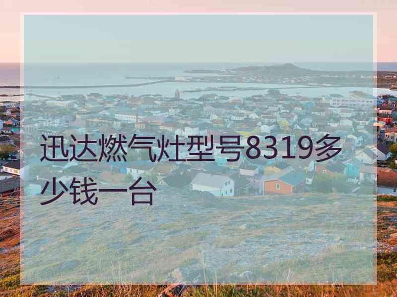 迅达燃气灶型号8319多少钱一台