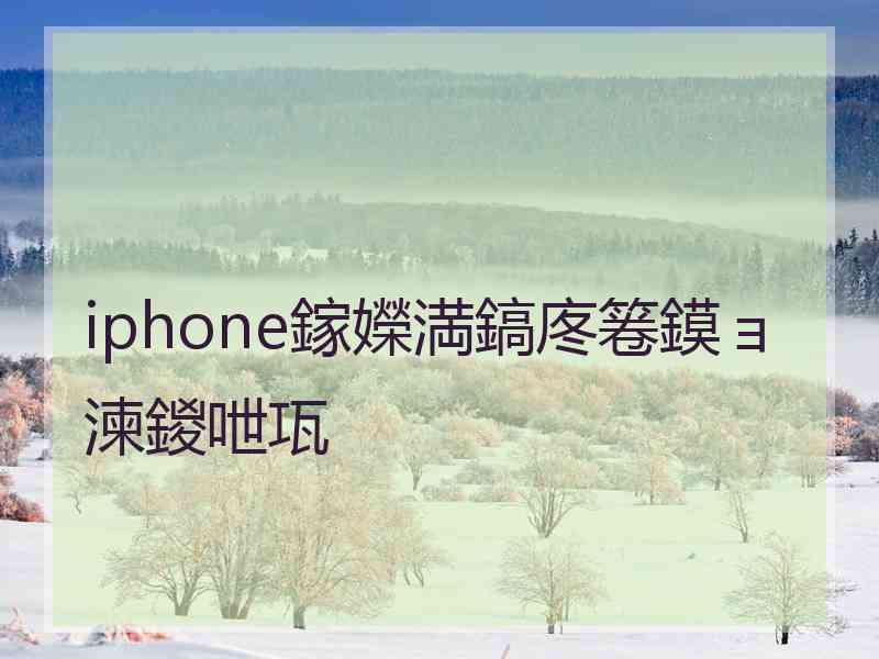 iphone鎵嬫満鎬庝箞鏌ョ湅鍐呭瓨