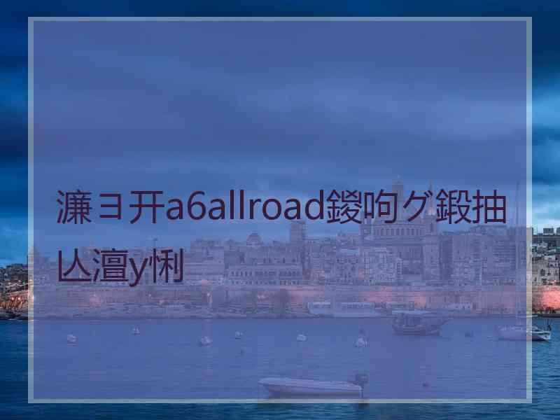 濂ヨ开a6allroad鍐呴グ鍛抽亾澶у悧